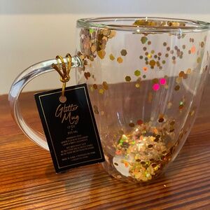 Gold Glitter Mug